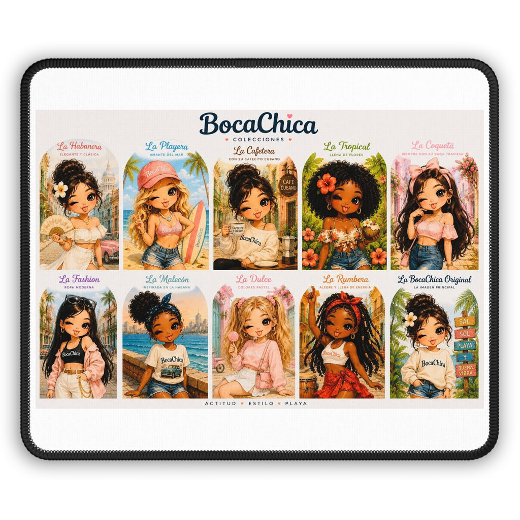Gaming Mouse Pad — Boca Chica Beach Girls Collage