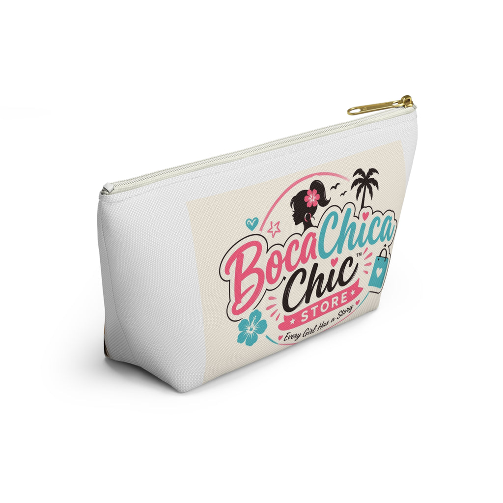 BocaChica Chic Accessory Pouch – Cute Multiracial Girl Faces Cosmetic Bag