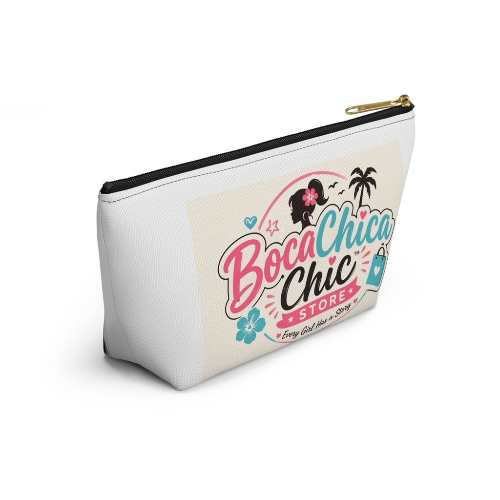 BocaChica Chic Accessory Pouch – Cute Multiracial Girl Faces Cosmetic Bag
