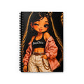 BocaChica Girl Spiral Notebook — Cute Anime Chic Ruled Journal