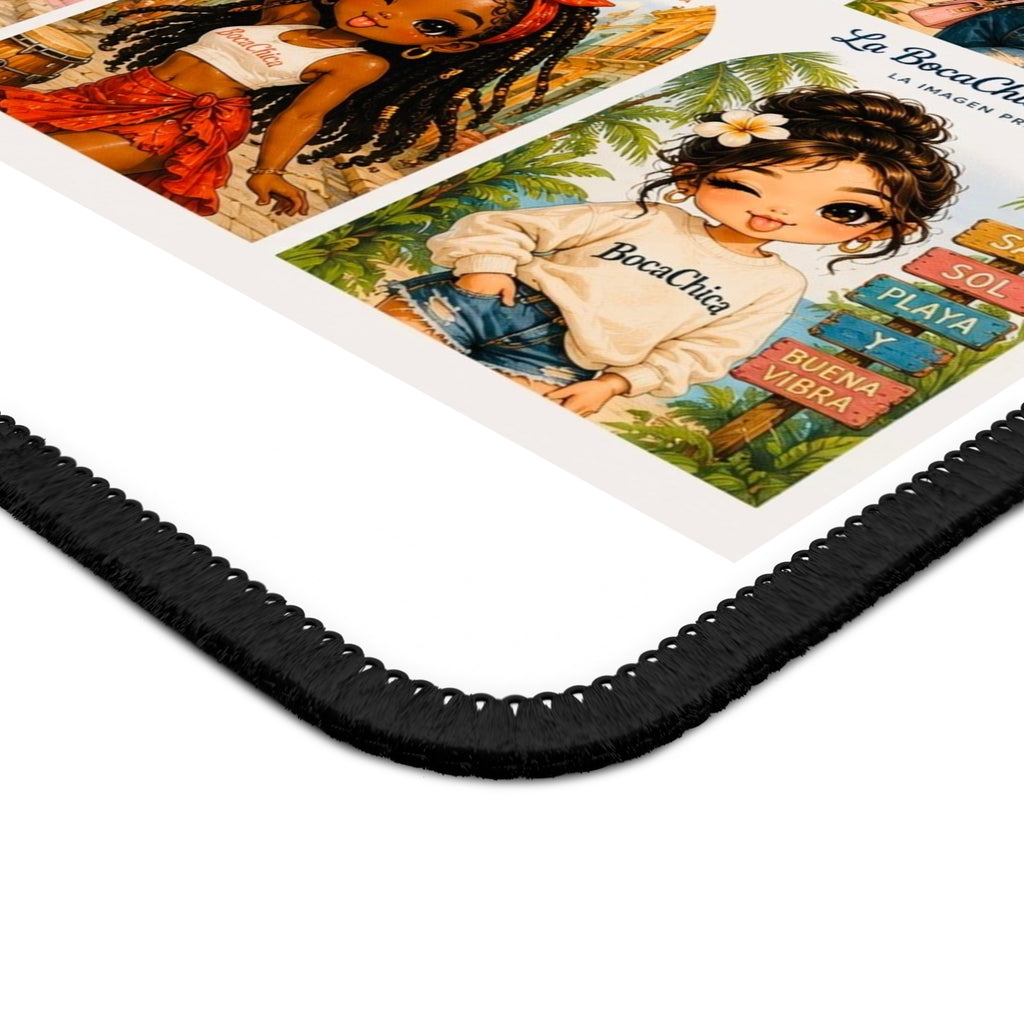 Gaming Mouse Pad — Boca Chica Beach Girls Collage