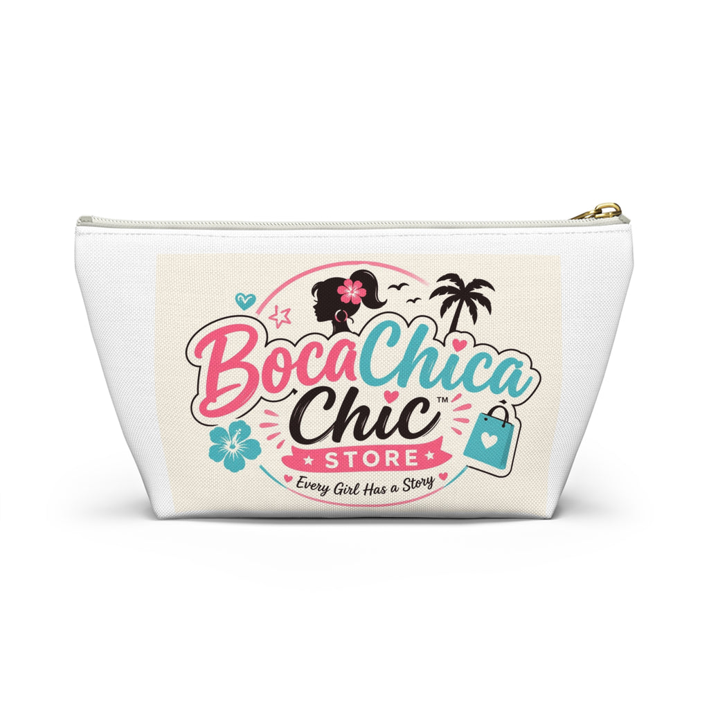BocaChica Chic Accessory Pouch – Cute Multiracial Girl Faces Cosmetic Bag