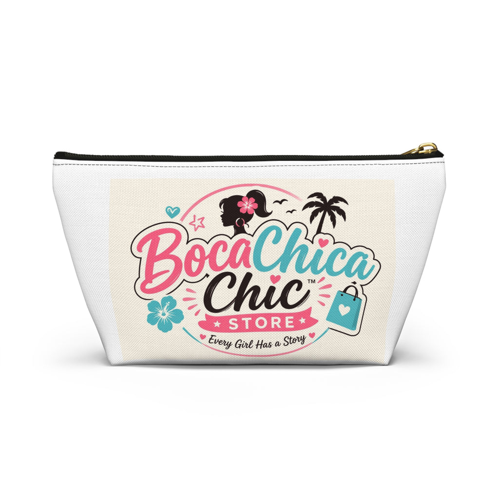 BocaChica Chic Accessory Pouch – Cute Multiracial Girl Faces Cosmetic Bag