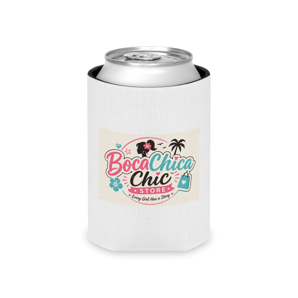 BocaChica Chic Can Cooler – Tropical Beach Beverage Koozie