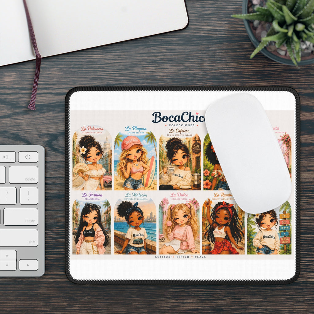Gaming Mouse Pad — Boca Chica Beach Girls Collage