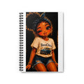 BocaChica Cute Girl Spiral Notebook — Ruled Journal for Teens & Kids